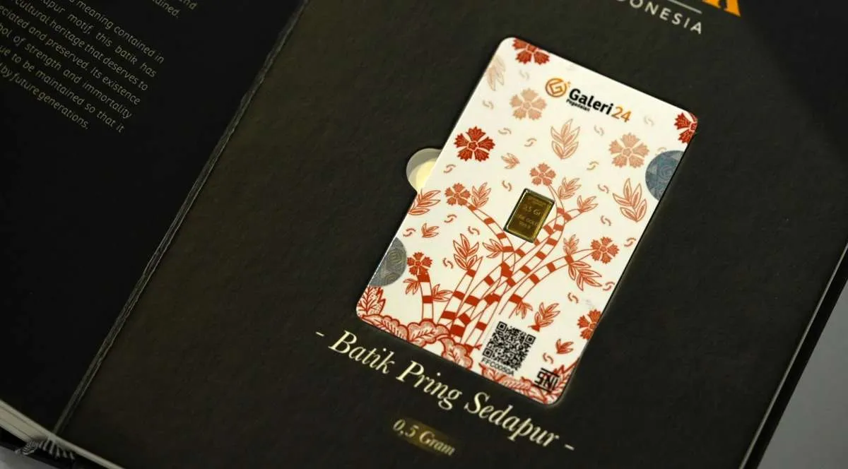 Baru Saja Rilis, Ini Emas Batangan Motif Batik Indonesia dari Galeri 24 