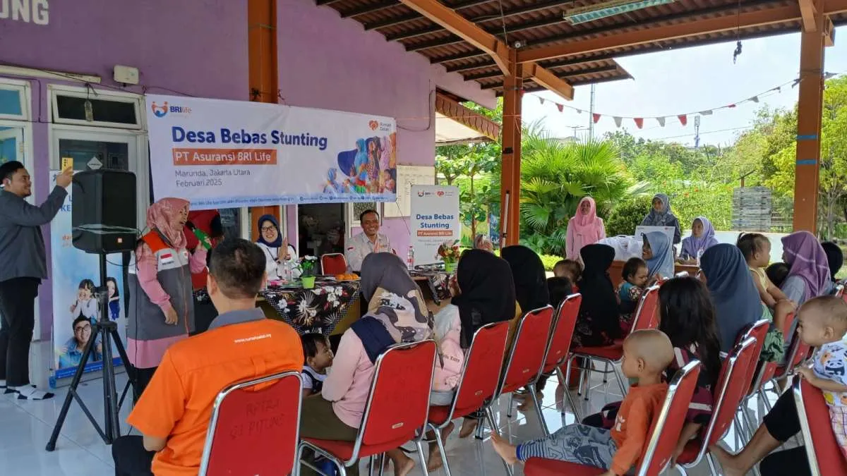 BRI Life Ambil Bagian Percepatan Pengentasan Stunting di Marunda, Jakarta Utara