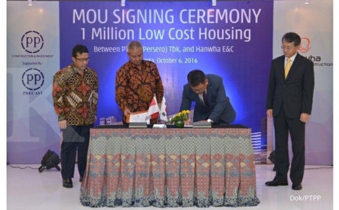 PTPP gandeng Hanwha untuk proyek 170.000 rumah