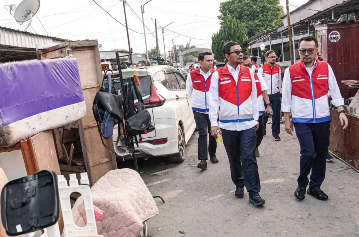 Tinjau Pekerja, Pertamina Patra Niaga Pastikan Keselamatan dan Dukungan Pemulihan