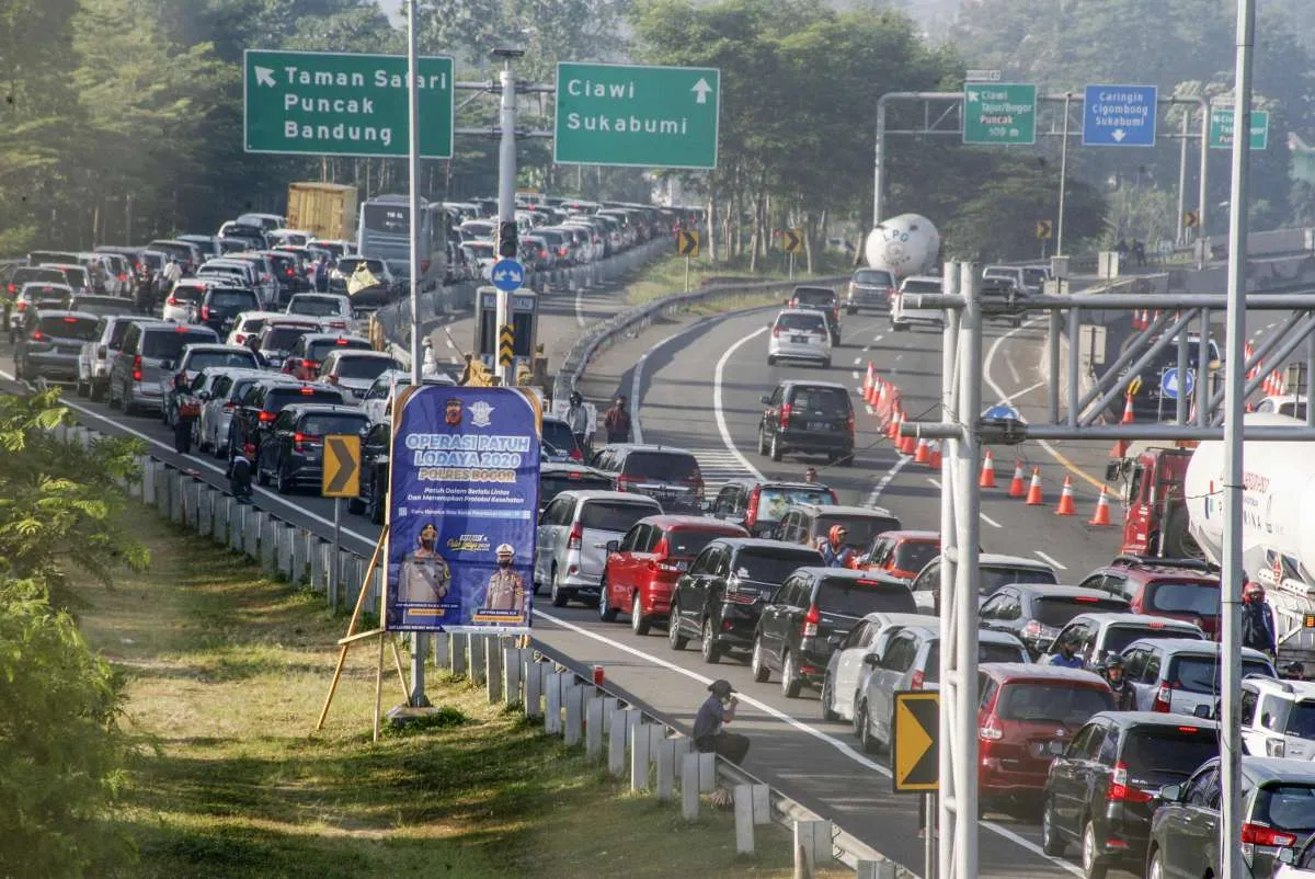 Jalur Puncak Bogor padat, Polisi siapkan rekayasa lalu lintas
