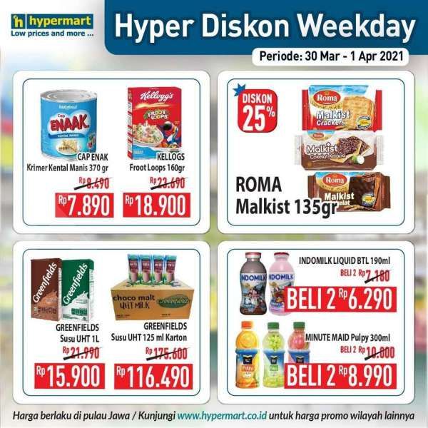 Promo Hypermart weekday 30 Maret – 1 April 2021 