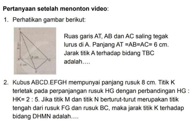 Soal belajar dari rumah TVRI SMA, Kamis 3 September 2020