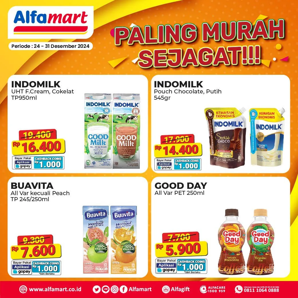 Promo Alfamart Paling Murah Sejagat Periode 24-31 Desember 2024