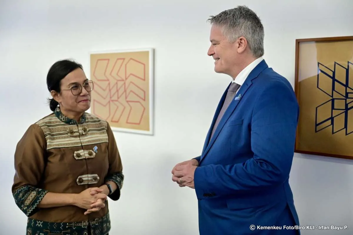 Bertemu Sekjen OECD, Sri Mulyani Lanjutkan Pembahasan Proses Aksesi Indonesia