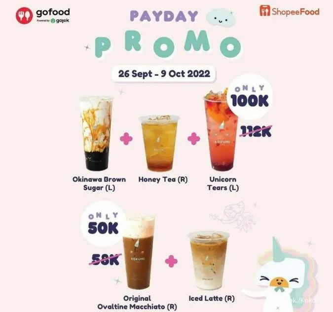 Promo Kokumi via GoFood dan ShopeeFood