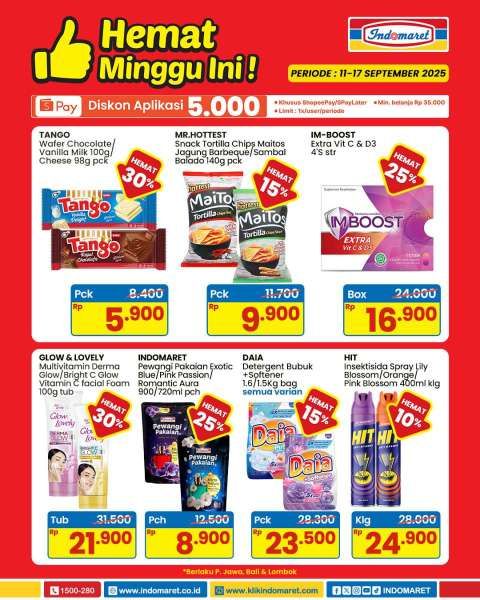 Promo Indomaret 11-17 September Hemat Minggu Ini