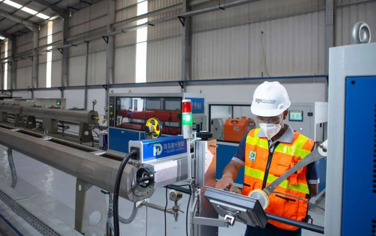 Dorong program jargas dan TKDN, PGAS Solution hadirkan pabrik pipa polythylene