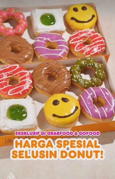 Promo Dunkin Selusin Donut Delivery 20-24 September