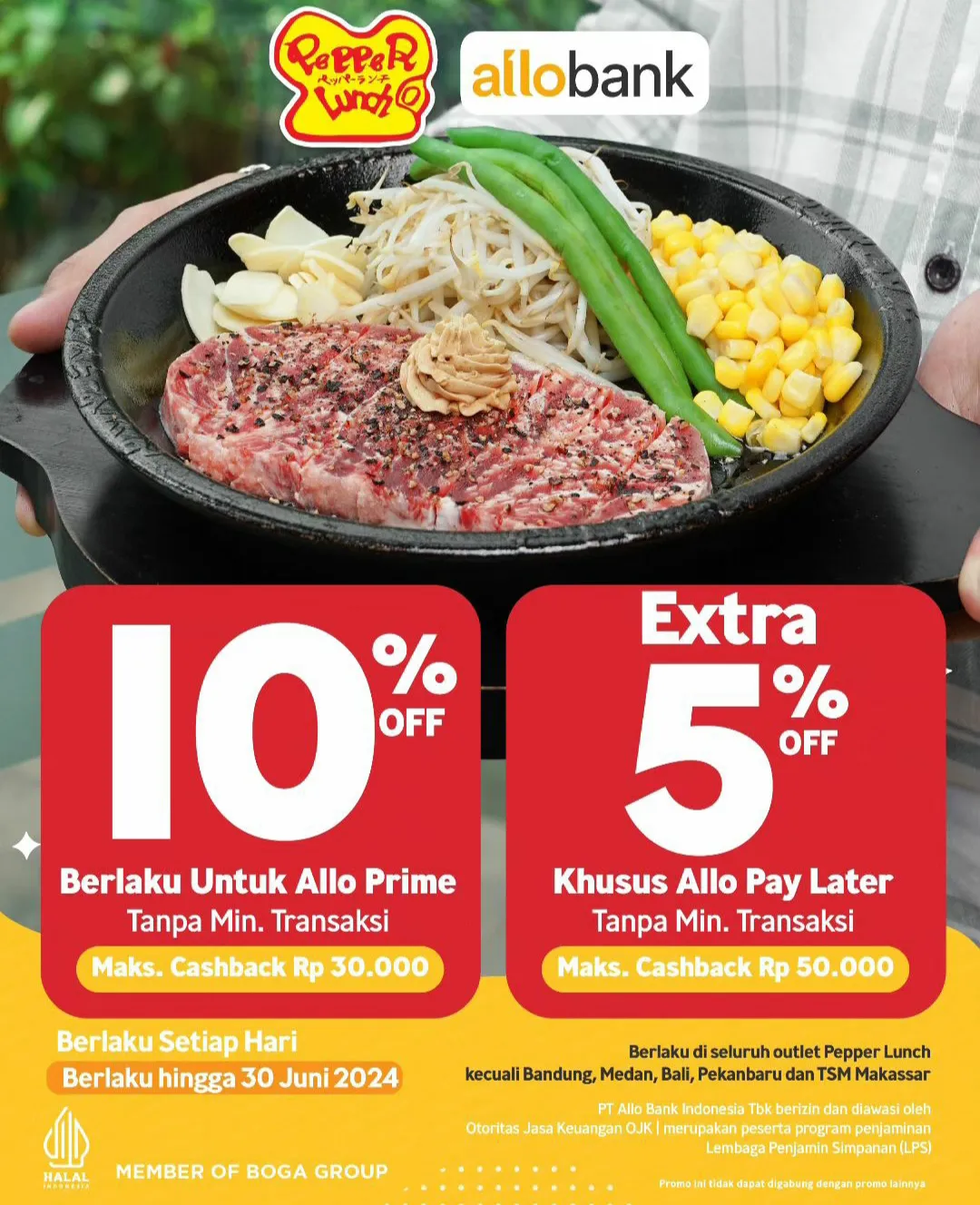 Promo Pepper Lunch x Allo Bank
