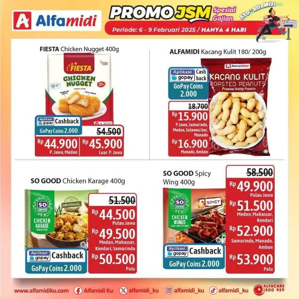 Promo JSM Alfamidi Hanya 4 Hari Periode 6-9 Februari 2025