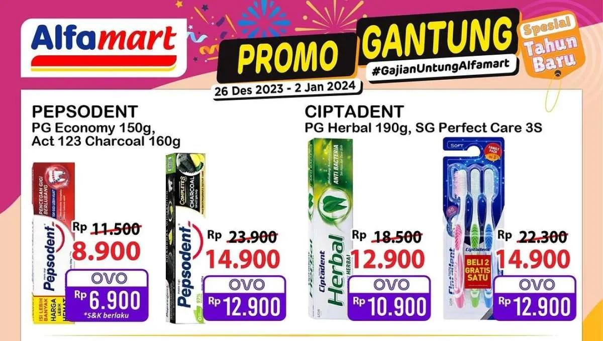 Promo JSM Alfamart sampai 2 Januari 2024, Harga Spesial Tahun Baru