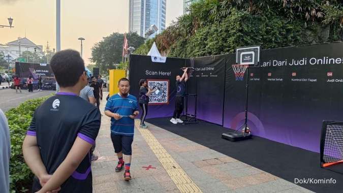 Melalui Car Free Day Jakarta, Kemenkominfo Sosialisasikan Anti Judi Online