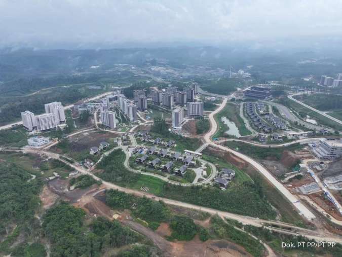 PTPP Percepat Pembangunan Jalan West Residence IKN, Progres Tembus 65,85%