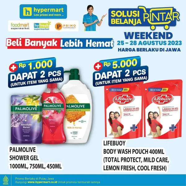 Promo Hypermart Beli Banyak Lebih Hemat Periode 25-28 Agustus 2023