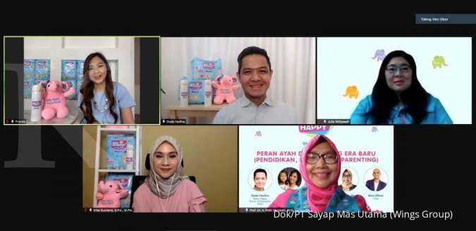 Popok Baby Happy Gelar Webinar Pembinaan Peran Ayah Dalam Dunia Parenting di Era Normal Baru