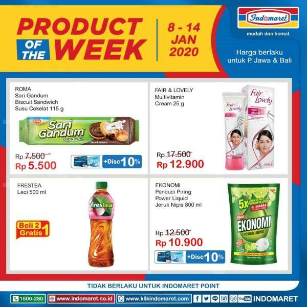 Promo Indomaret PTW 8-14 Januari 2020