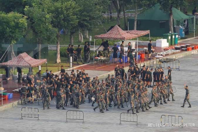 China diam-diam menggandakan jumlah pasukan militer di Hong Kong