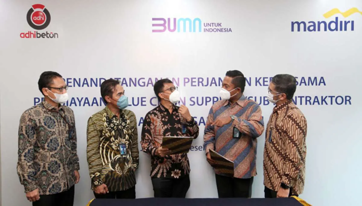 Bank Mandiri Siapkan Pembiayaan untuk Adhi Persada Beton dan Mitra Supplier
