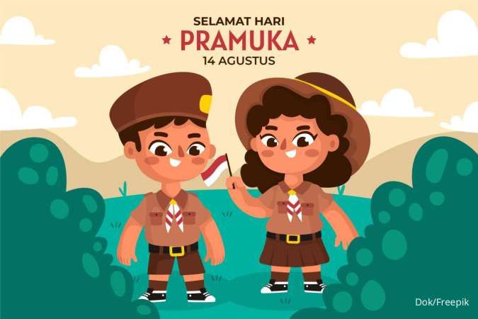 30 Ucapan Hari Pramuka ke-63 Tahun untuk Jadi Caption Twibbon 