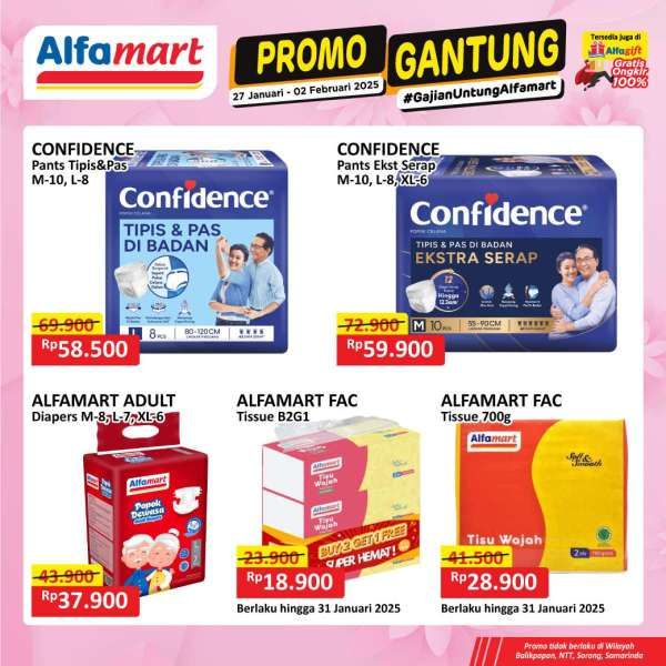 Promo Alfamart Gantung 27 Januari-2 Februari 2025