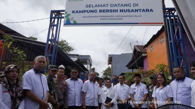 Peduli Kebersihan Sekitar, Nusantara Infrastructure Resmikan Kampung Bersih Nusantara