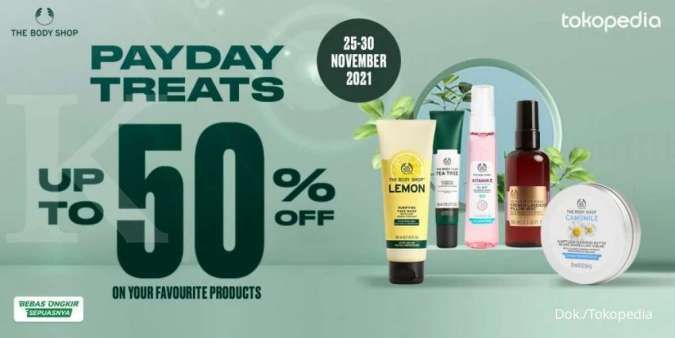 Promo The Body Shop Payday Treats 25-30 November 2021