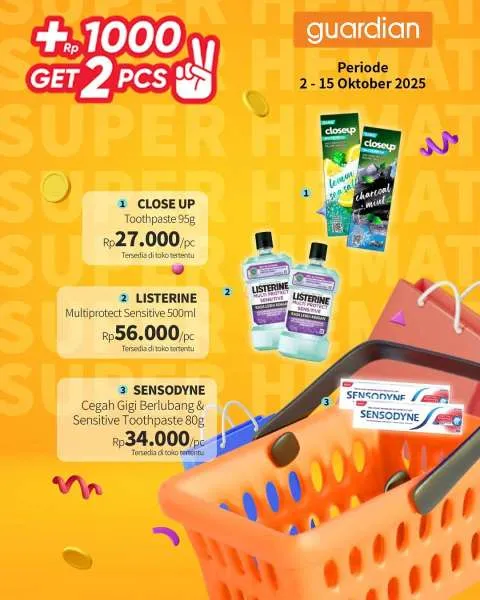 Promo Guardian Super Hemat Periode 2-15 Oktober 2025