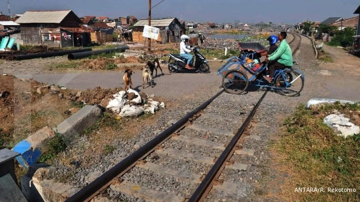 Ada 92 perlintasan kereta tanpa penjagaan