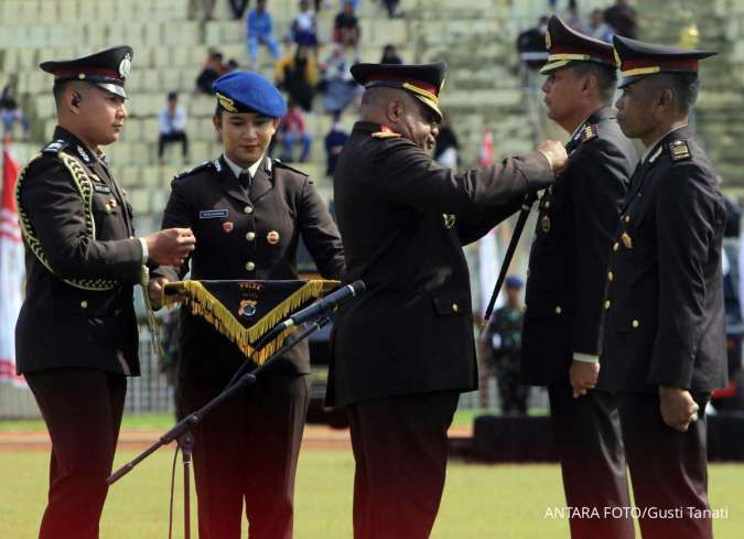 11 Perwira Tinggi Polisi Naik Pangkat, Cek Gaji Polisi 2024 Dari Tamtama-Pati