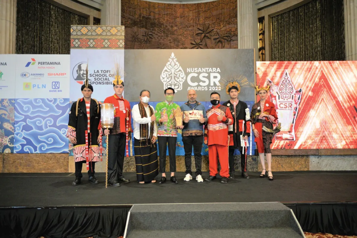 Sharp Electronics Indonesia Sabet 5 Penghargaan di CSR Nusantara Awards 2022