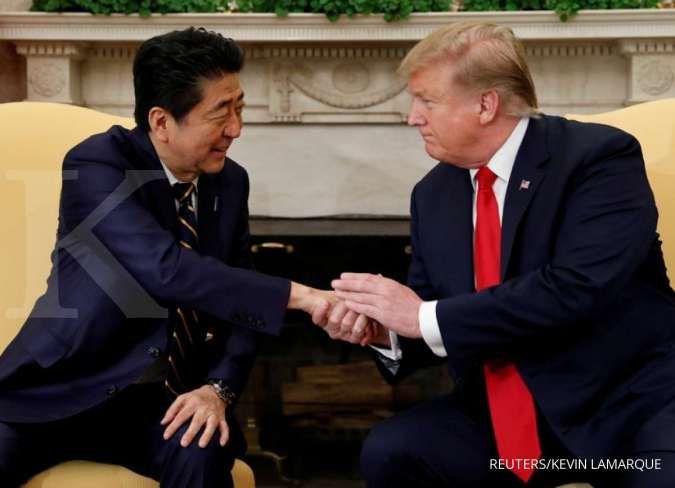 Trump akan berbicara terkait perdagangan, pertahanan dengan PM Jepang Abe di G20