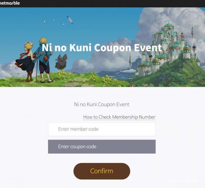 Website Coupon Code Ni no Kuni: Crossing Worlds