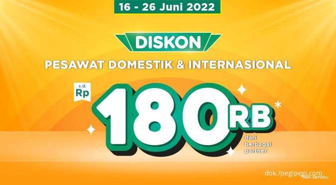 Nikmati Promo Pegi Vaganza! Diskon Pesawat Domestik dan Internasional Rp 180.000