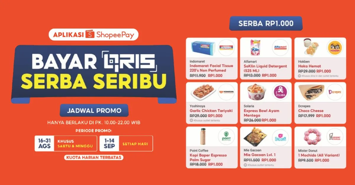 Tips Jajan Hemat Saat Gajian dengan Promo Weekend Seru Bayar QRIS Serba Seribu