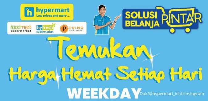 Katalog Harga Promo Hypermart 18-20 Juli 2023, Promo Weekday Murah Setiap Hari