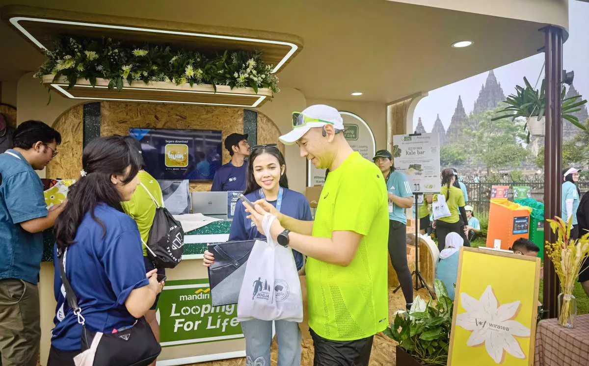 Mandiri Looping for Life, Dorong Gaya Hidup Hijau di Jogja Marathon 2025