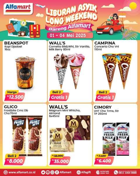 Promo Alfamart Long Weekend 1-4 Mei 2025