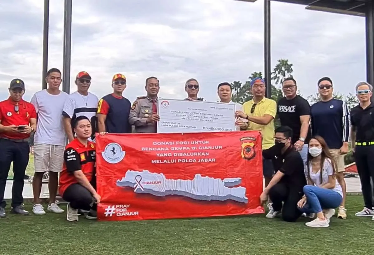 Bertempat di Cimanggis Golf Estate, FOCI Salurkan Bantuan bagi Korban Gempa Cianjur