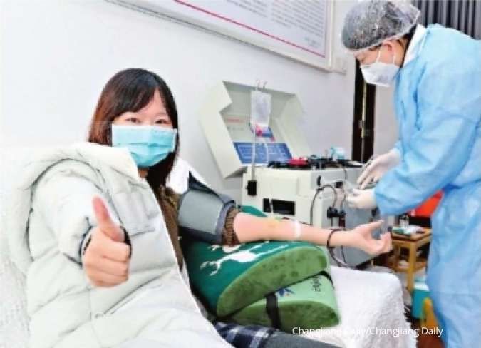 Darah eks-pasien corona di Wuhan dipakai donor, bisa sembuhkan pasien lain