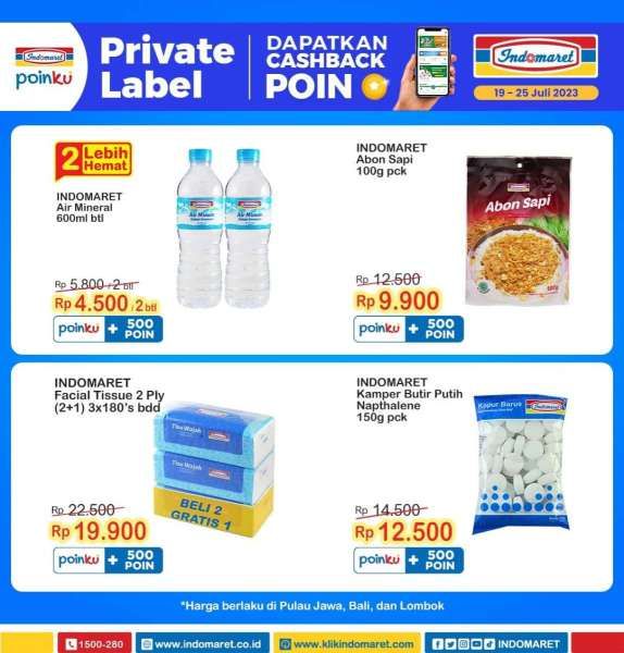 Katalog Harga Promo Indomaret 19-25 Juli 2023, Super Hemat Mingguan Terbaru