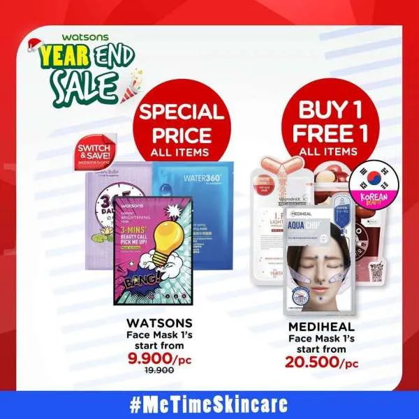 Promo Watsons Year End Sale 23 Desember 2021-2 Januari 2022