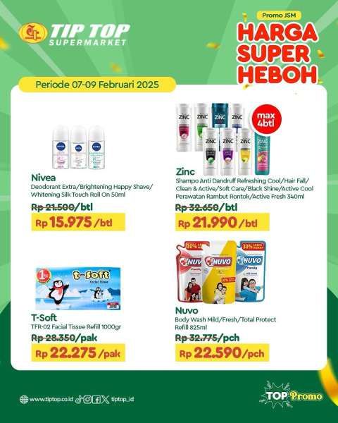 Promo JSM Tip Top 7-9 Februari 2025