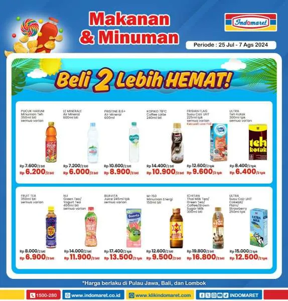 Promo Indomaret Super Hemat Periode 25 Juli-7 Agustus 2024