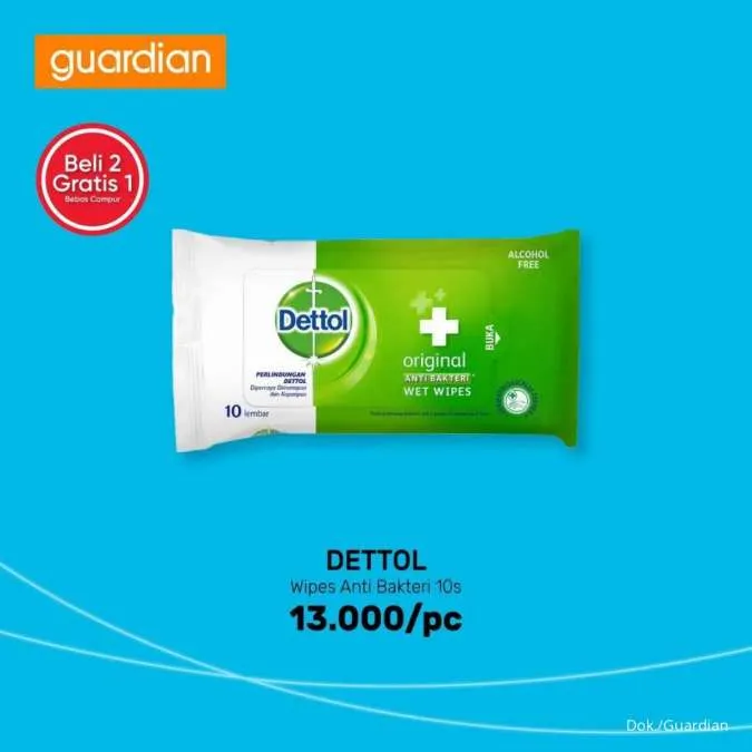 Promo Guardian Beli 2 Gratis 1 Periode s/d 25 Mei 2022