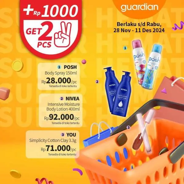 Promo Guardian Super Hemat Periode 28 November-11 Desember 2024