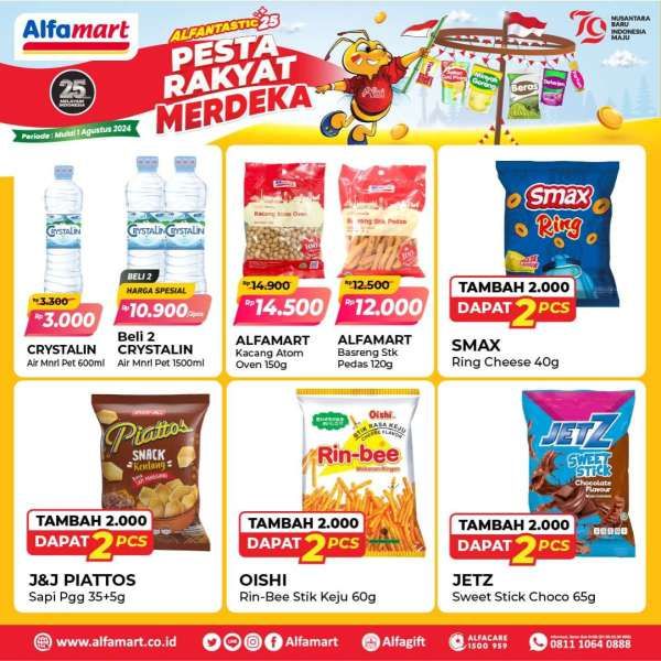 Promo Alfamart Pesta Merdeka Mulai 1 Agustus 2024