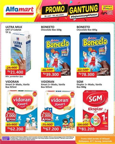Promo Alfamart Gantung 26 Juni-2 Juli 2025