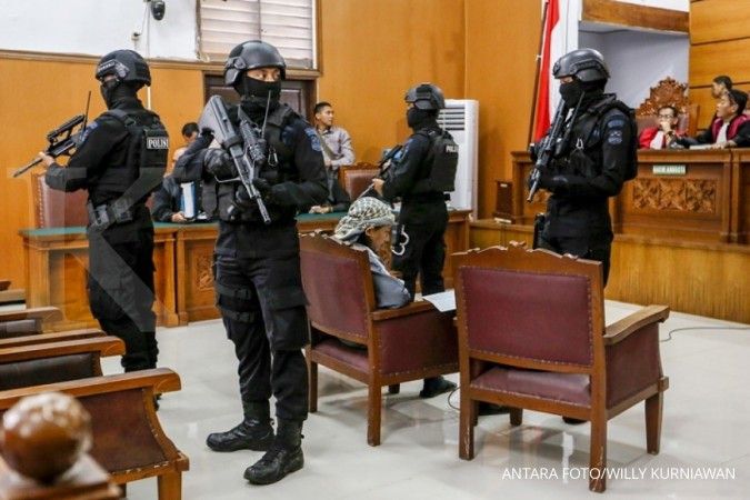 Terdakwa terorisme Aman Abdurrahman hadapi sidang vonis hari ini