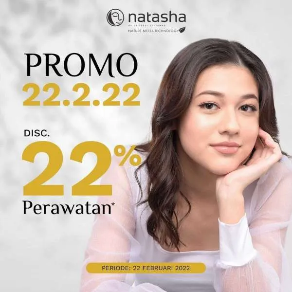 Promo Natasha 22.2.22 Diskon 22%